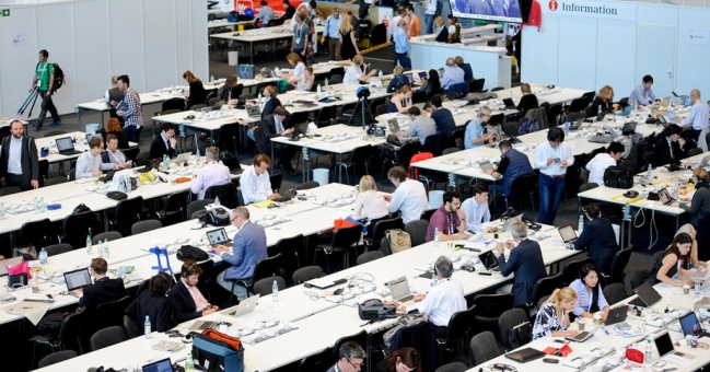 Pressezentrum in Garmisch-Partenkirchen 