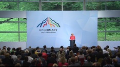 Pressekonferenz der Kanzlerin zum Abschluss des G7-Gipfels