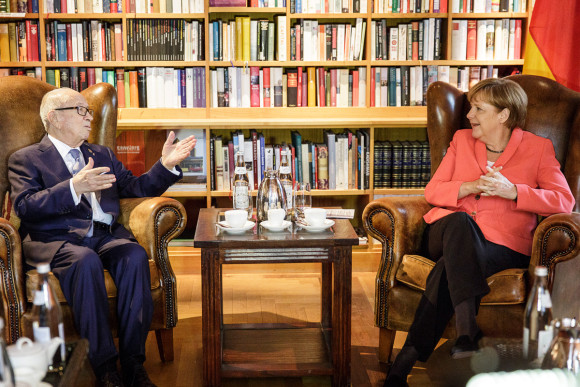 Bilaterales Gespräch zwischen Bundeskanzlerin Angela Merkel und dem tunesischen Präsidenten Beji Caid Essebsi.