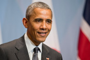 US-Präsident Barack Obama während seiner Abschlusspressekonferenz.
