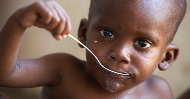 kleines Kind in Angola