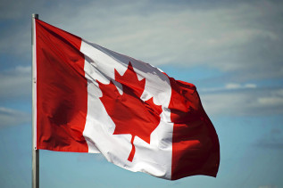 The national flag of Canada