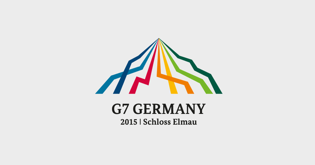 Logo of the G7 summit 2015